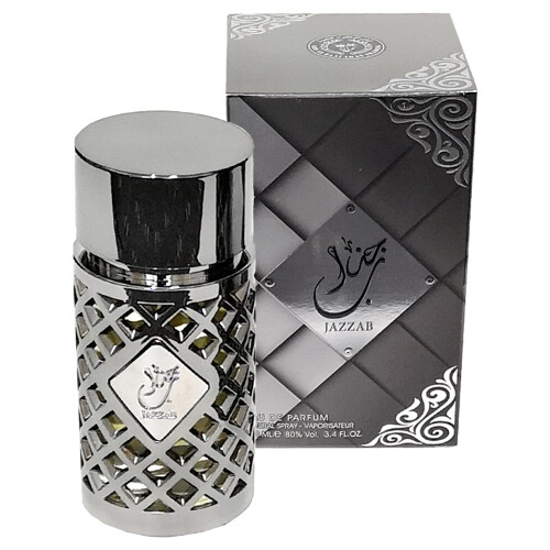 Ard al Zaafaran Jazzab Silver Eau de Parfum Spray til m?nd 3,4 Ounce