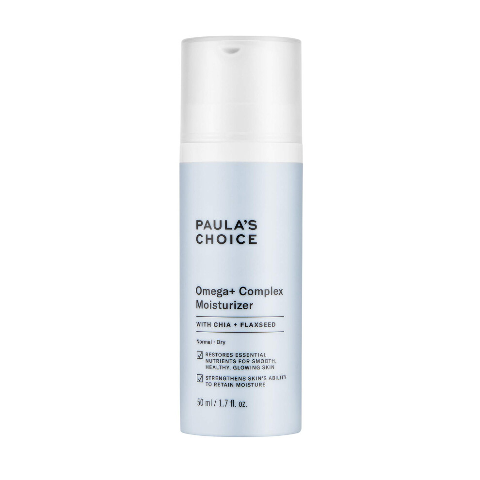 Paula's Choice Omega+ Complex Lightweight Face Moisturizer  Shea Butter & Plant Oils  Brightening Vitamin C - For Dry & Sensitive Skin