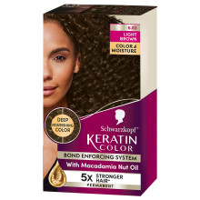 Schwarzkopf Keratin Color Crème Colorante Permanente 6.83 Châtain Clair 1 Application - Coloration Inspirée des Salons de Coiffure, Enrichie à la