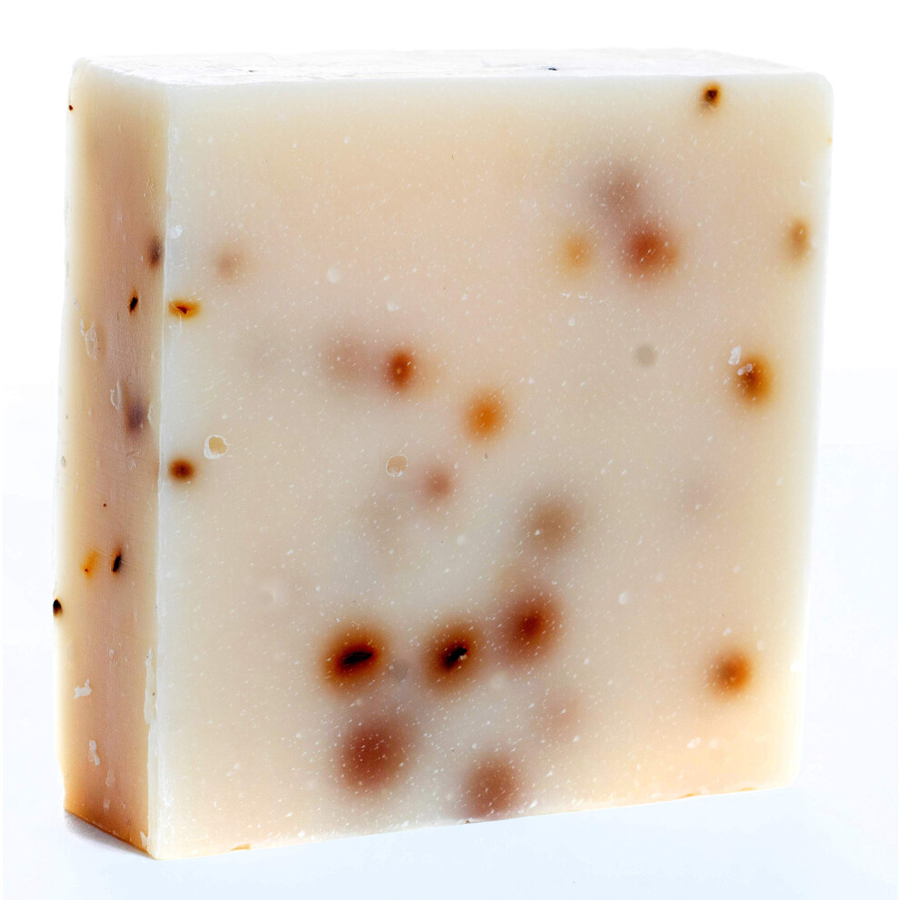 360Feel Lavender Patchouli Soap - 5Oz Castile Handmade Soap Bar- Refreshing Earthy With Peppermint Leaves Skin Scrub Exfoliation - Man Soap-Essential