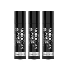 Organic Moroccan Magic Lip Balm 3 Pack | Original Unscented Lip Balm Set | Chapsticks for Dry Lips | Made with Natural Argan Essential Oils Lip Moist