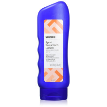 Znacka Amazon - Solimo Sport Sunscreen Lotion SPF 30 Formulovno bez oktinoxatu a oxybenzonu irokospektrln UVA/UVB ochrana neparfemovan 8 fl oz (