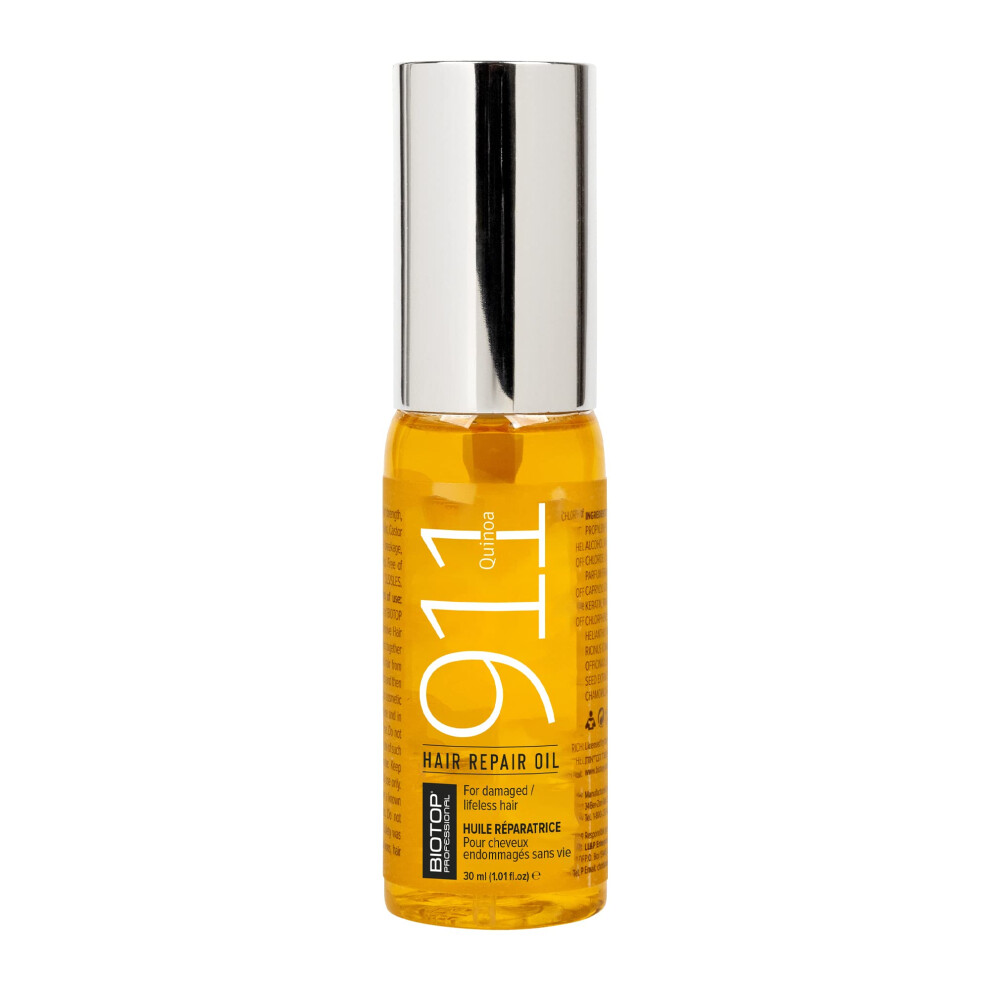 Biotop Professional 911 Quinoa Hair Repair Oil 1.01 Fl Oz