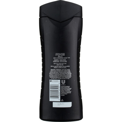 Axe Hair 2-in-1 Shampoo & Conditioner  Apollo  16 fl oz (2 pack) (Bundle) 2