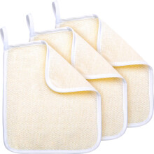 Exfoli?ende washandjes voor gezicht en lichaam Handdoek Zacht geweven baddoek Exfoli?ende scrubdoek Massagebaddoek voor dames en heren (3-pack exfoli