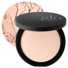 Glo Skin Beauty Pressed Base Powder Foundation Makeup (Beige Fair) - Flawless Coverage for a Radiant Natural Second-Skin Finish