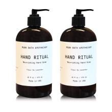 Muse Apothecary Hand Ritual - Aromatische en voedende handzeep doordrenkt met natuurlijke aromatherapie essenti?e oli? - 16 oz Fleur du Lavender 2-pa