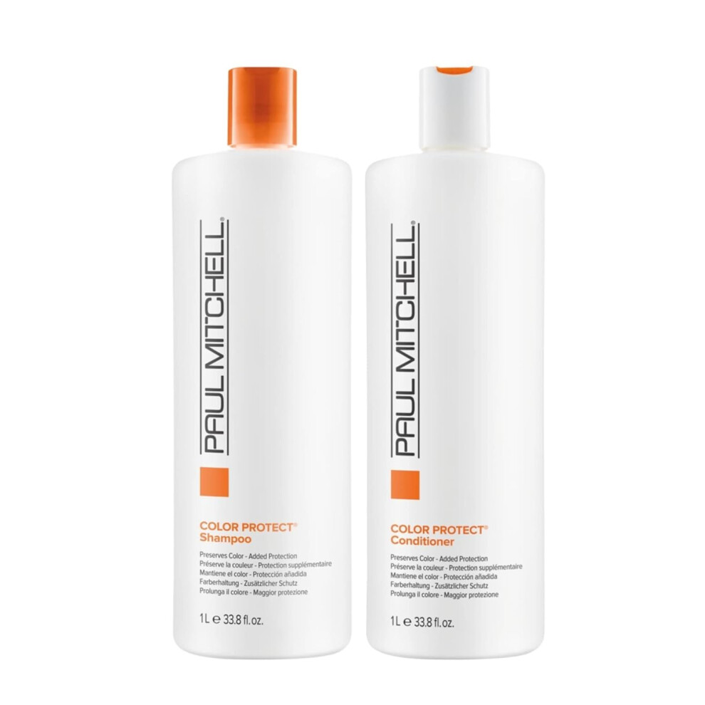 Paul Mitchell Preserve And Protect Color Protect Liter Duo Set