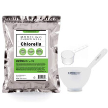 estheSKIN Peel Off Typ Modellmaskpulver för Ansikte, Hudvård, Professionell Storlek, 1kg, 1 Förpackning med 3 Blanda Skålar