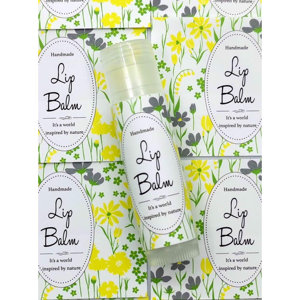 Zzybia Domowe Produkty Do Pielegnacji Skry Etykiety Samoprzylepne Naklejki Na Balsam Do Ust Krem Do Rak Pojemnik Na Swiece Tuby 20 Szt. (Balsam Do U-image