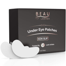 100 Pairs Under Eye Pads for Lash Extensions - Lint Free Hydrogel Eye Patches with Vitamin C & Moisturizing Aloe Vera for Eyelash Extension & Las