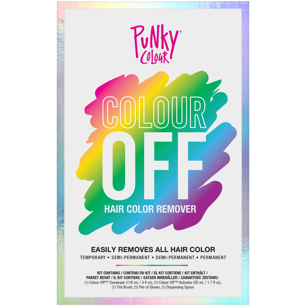 Punky Color Colour Off Kit Hair Color Remover For Temporary  Semi-permanent  Demi-permanent And Permanent Hair Dye