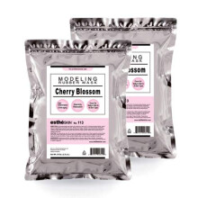 estheSKIN No.113 Cherry Blossom Modeling Mask Powder for Professional Facial Treatment 35 Oz. (2 pack)