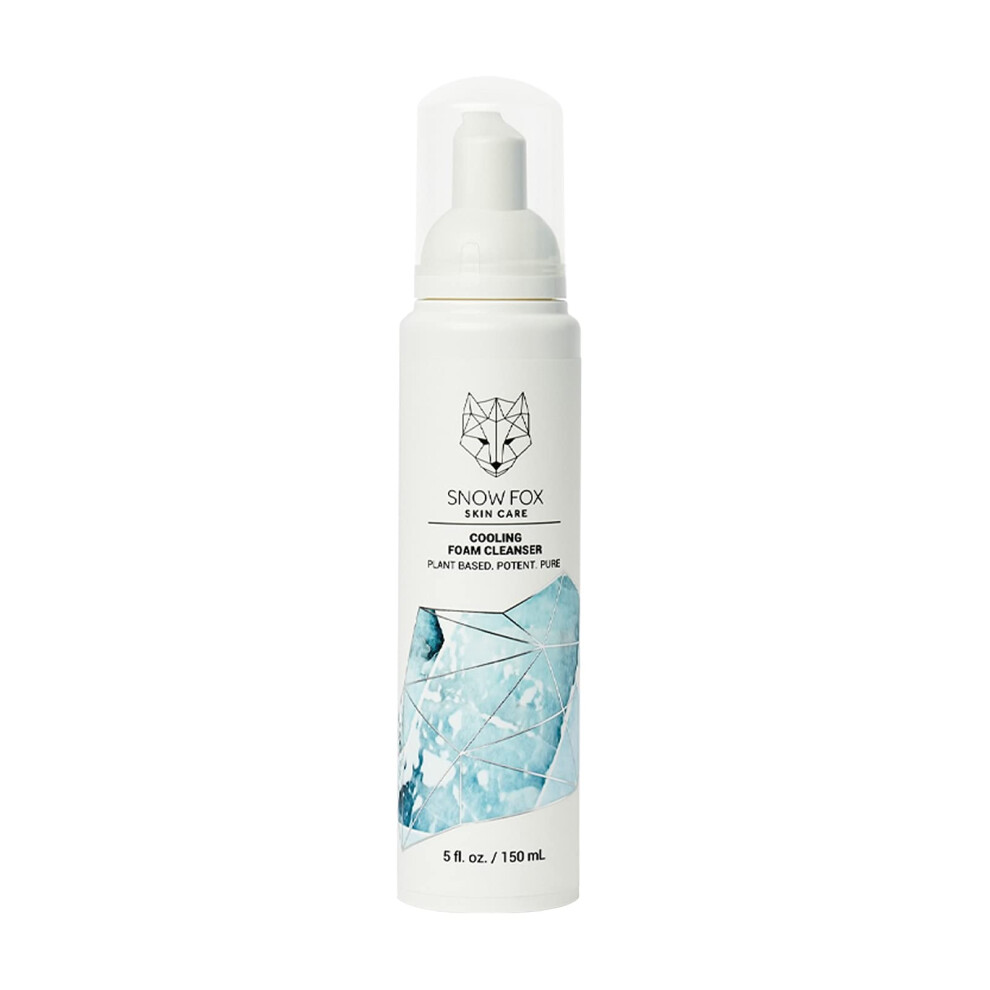 Starostlivost O Plet Snow Fox Snow Fox Cooling Foam Cleanser With Organic Aloe Vera Juice 150 Ml