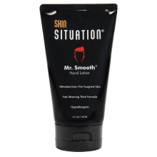 Mr. Smooth Thick Hand Lotion For Men Healing Cream Moisturizer Repairs Dry Cracked Hands and Skin Relief. Hypoallergenic and with Vitamins C  B5  Aloe