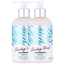 Coochy Plus Intimbarberkräm COCO ALLURE För Pubes, Bikini, Armhålor m.m. - Utslag-fri Med Patenterad FUKTANDE+ Formel (2-Pack)