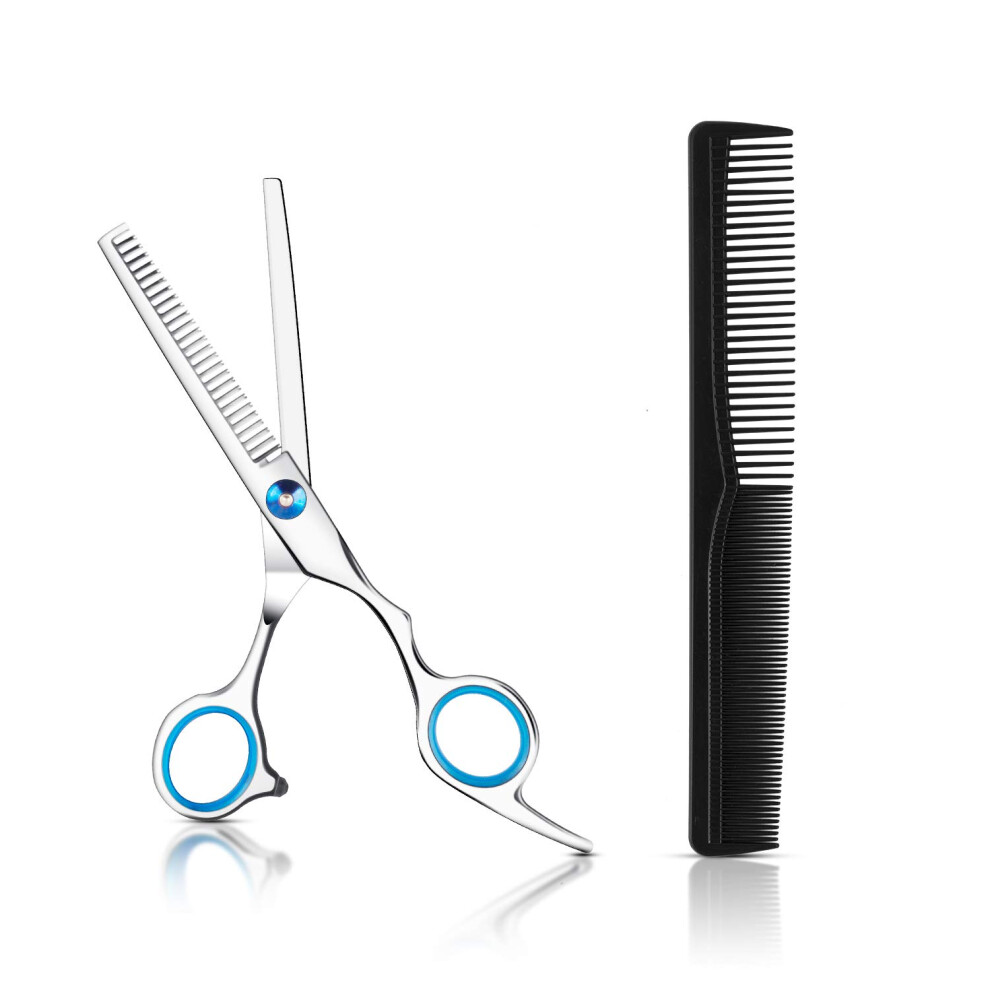 Msdada Thinning Shears Thin Scissors 6.7 Inch Stainless Steel Hair Cutting Scissors Professional Barber Cutting Texture Scissors Barber Home Hairdressing Sci