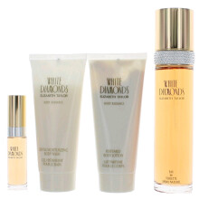 White Diamonds de Elizabeth Taylor, Set de Regalo de 4 Piezas para Mujeres con 100 ml