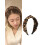 Fascia per Capelli Leopardata per Donne e Ragazze, Larga con Fiocco, Accessori per Capelli 3