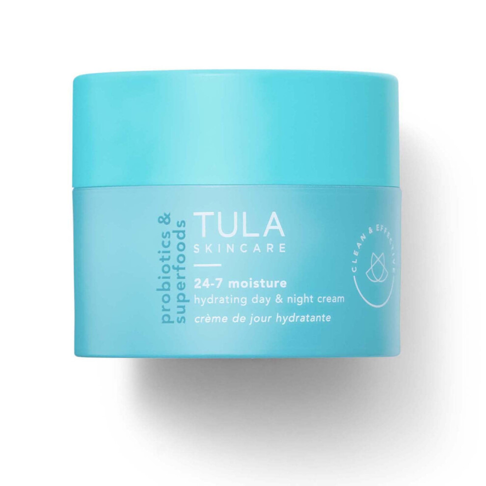 Photos - Cream / Lotion Tula Skin Care 24-7 Hydrating Day & Night Cream - Anti-Aging Moisturizer for Face Contains Watermelon & Blueberry Extract 1. 