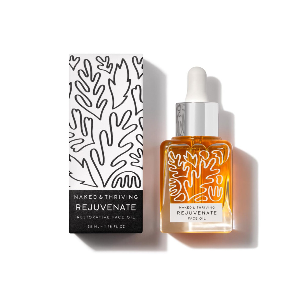 Huile Visage RéParatrice Naked & Thriving Rejuvenate | Soin Bio, VéGéTalien Et D'origine Naturelle | RéDuit L'apparence Des Rides Et Hydrate La P-image