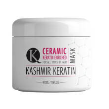 Kashmir Keratin Ceramic Hair Mask hluboce vyivuje such pokozen vlasy pomoc keratinu, dky cemu jsou jemn, bez krepaten, hydratovan, dobre up