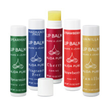 ALIDA PURE Melody Lip Balm Collection Vegan Lip Balm Beeswax Free with Avocado Oil Organic Jojoba Oil and Vitamin E Natural Moisturizer for Dr