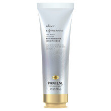 Pantene Silver Expressions Moisturizing Sulfate Free Conditioner for Gray/SilverWhite Dyed and Color Treated Hair 8 Fl Oz
