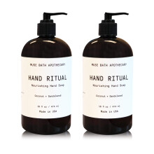 Muse Apothecary Hand Ritual - Aromatic and Nourishing Hand Soap Infused with Natural Aromatherapy Essential Oils - 16 oz Coconut + Sandalwood 2 Pa