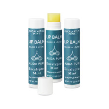 ALIDA PURE Eucalyptus Mint Lip Balm Collection Vegan Lip Balm Beeswax Free with Avocado Oil Organic Jojoba Oil and Vitamin E Natural Moisturiz