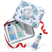 La Chatelaine Crema Mani Trio Confezione Regalo in Latta Pronta da Regalare Naturale Prodotto in Francia con il 20% di Burro di Karit    Biologico