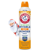 Arm & Hammer Invisible Body Powder Spray Clear Talc-Free Body Odor & Sweat Control for Men & Women Spray Body Powder for Women and Men Arm and