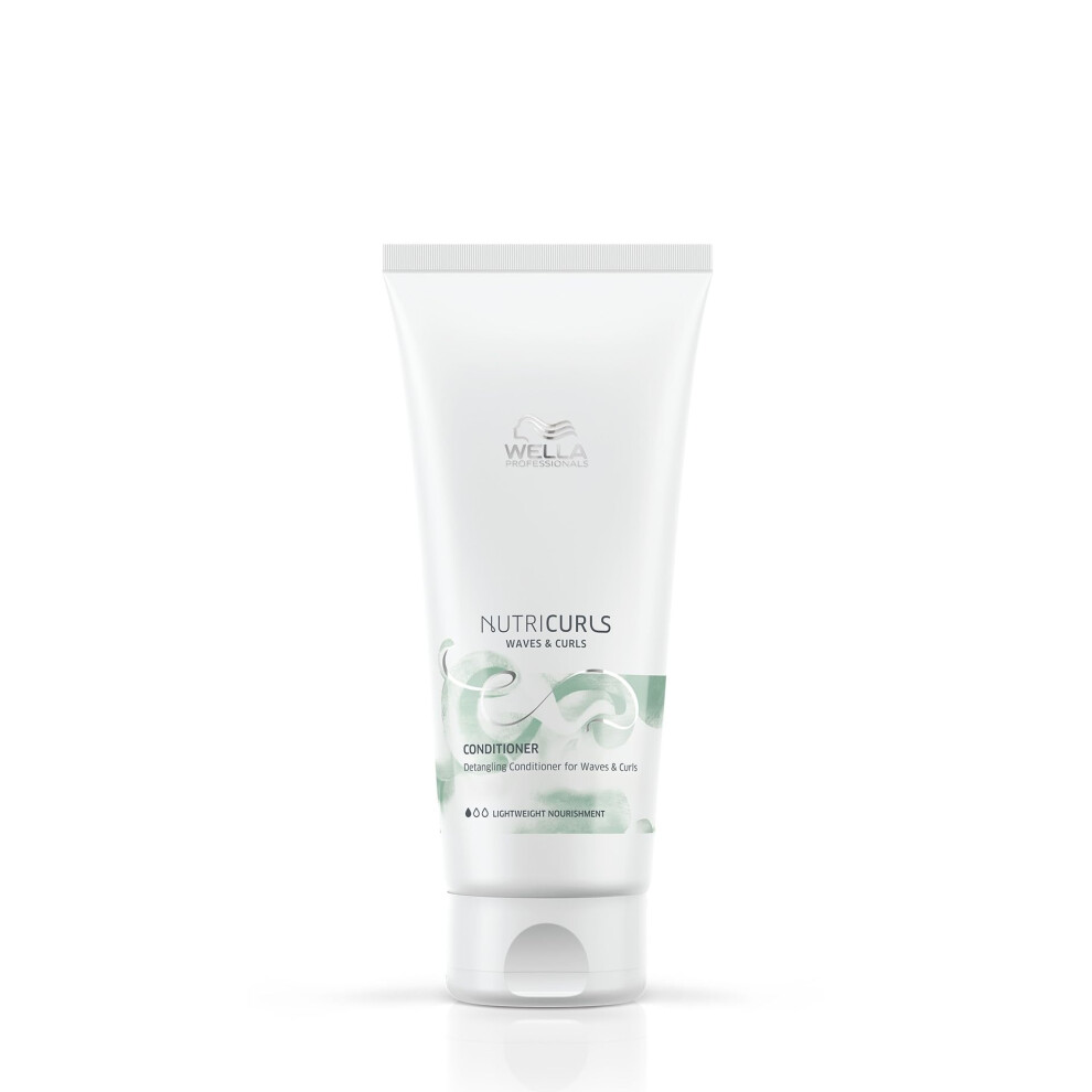 Wella Professionals Nutricurls Cleansing Conditioner | For Waves and Curls| Nourish and Define Wavy Hair| 8.4 Fl Oz