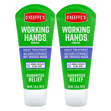 O'Keeffe's Working Hands Night Treatment Handcr  me; tube van 85 ml; (verpakking van 2)