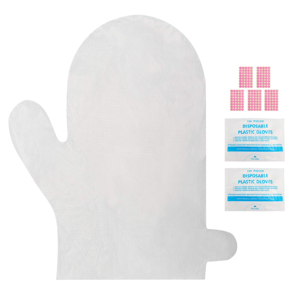 ????P???T Segbeauty 200Pcs Larger & Thicker Paraffin Hand Liners, Paraffin Wax For Hands, Moisturizing Glove Hand Cover Plastic Pedicure Bags Spa Mitt For Paraf