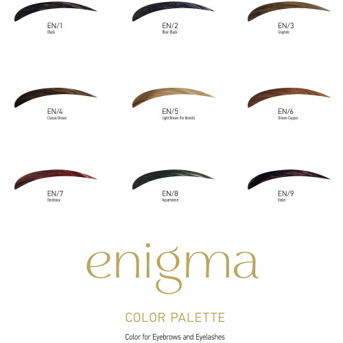 Estel Enigma CLASSIC BROWN Χρώμα για Βλεφαρίδες και Φρύδια 1