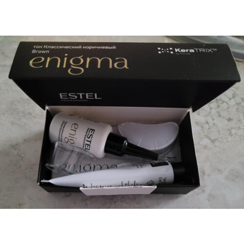 Estel Enigma CLASSIC BROWN Χρώμα για Βλεφαρίδες και Φρύδια 2
