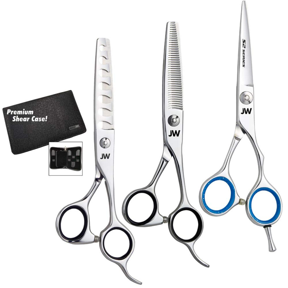 Jw Shears Jw S2 Trio (Cutting Blending And Texturizing) Shear Kit (6.0 Inch)