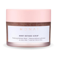 MONAT Berry Refined Scrub - Tkletes hmlaszt maszk borvilgost AHA-val s fonyamaggal 87 ml