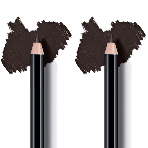 BaeBlu Natural Hypoallergenic Eyeliner Pencils Double Brown Pack 1