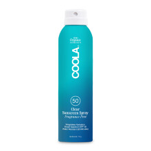 COOLA Organic Sunscreen SPF 50 Sunblock Spray Dermatologist Tested Skin Care for Daily Protection Vegan and Gluten Free Fragrance Free 6 Fl Oz