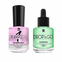 duri Rejuvacote 1 Nail Growth System und duri Drop'n Go Polish Drying Drops Combo