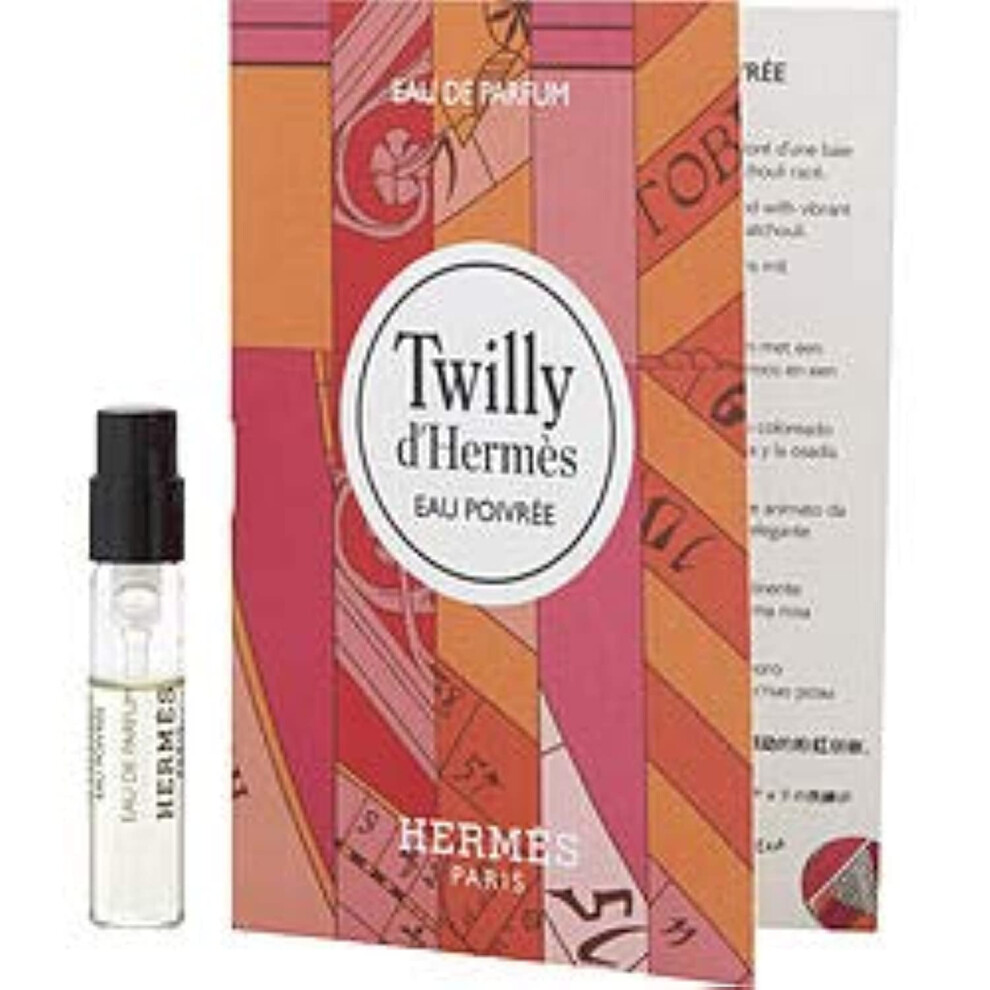 Twilly D'hermes Eau Poivree By Hermes Eau De Parfum Spray For Women 0.06 Ounce
