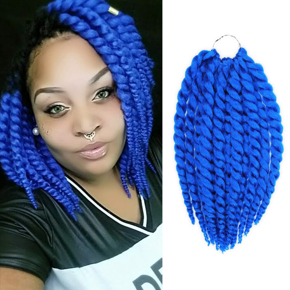Aut Ntico Unisex 12 Inch 6 Pack Au-Then-Tic Jumbo Senegalese Twist Crochet Braid Hair Havana Twist Crochet Braids Hair Mambo Twist Braiding Hair Extensions (12 Inch (P