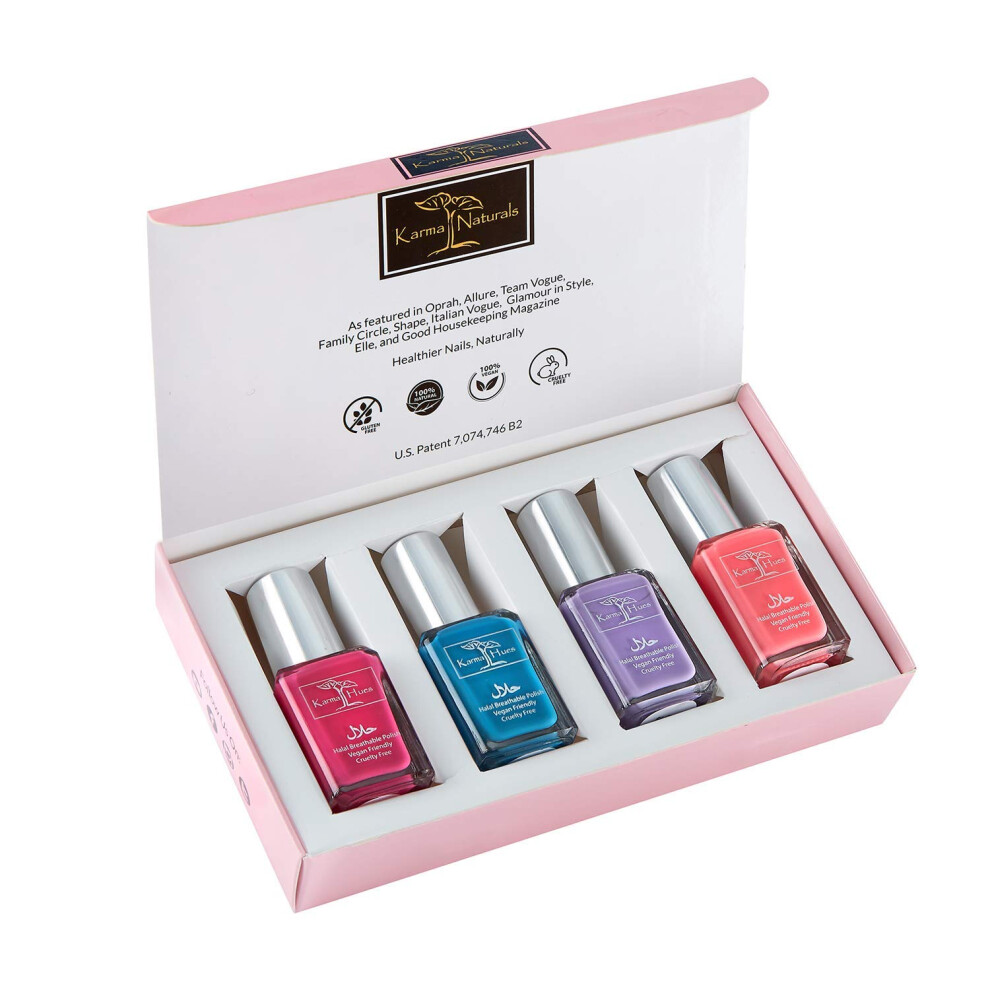 Karma Organick Karma Organic Beautiful Halal Nail Polish Set- Non-Toxic Nail Art Vegan And Cruelty-Free Nail Paint