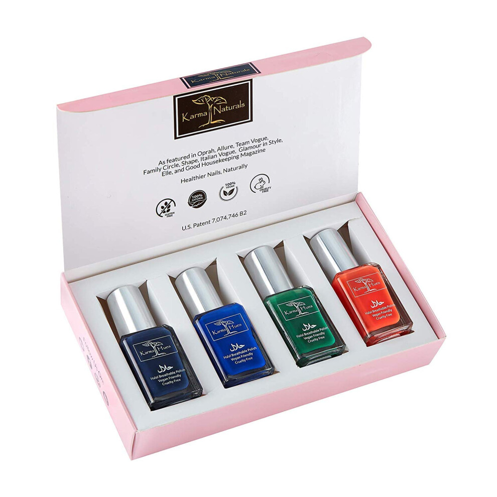 Karma Organick Karma Organic Beautiful Halal Nail Polish Set- Non-Toxic Nail Art Vegan And Cruelty-Free Nail Paint