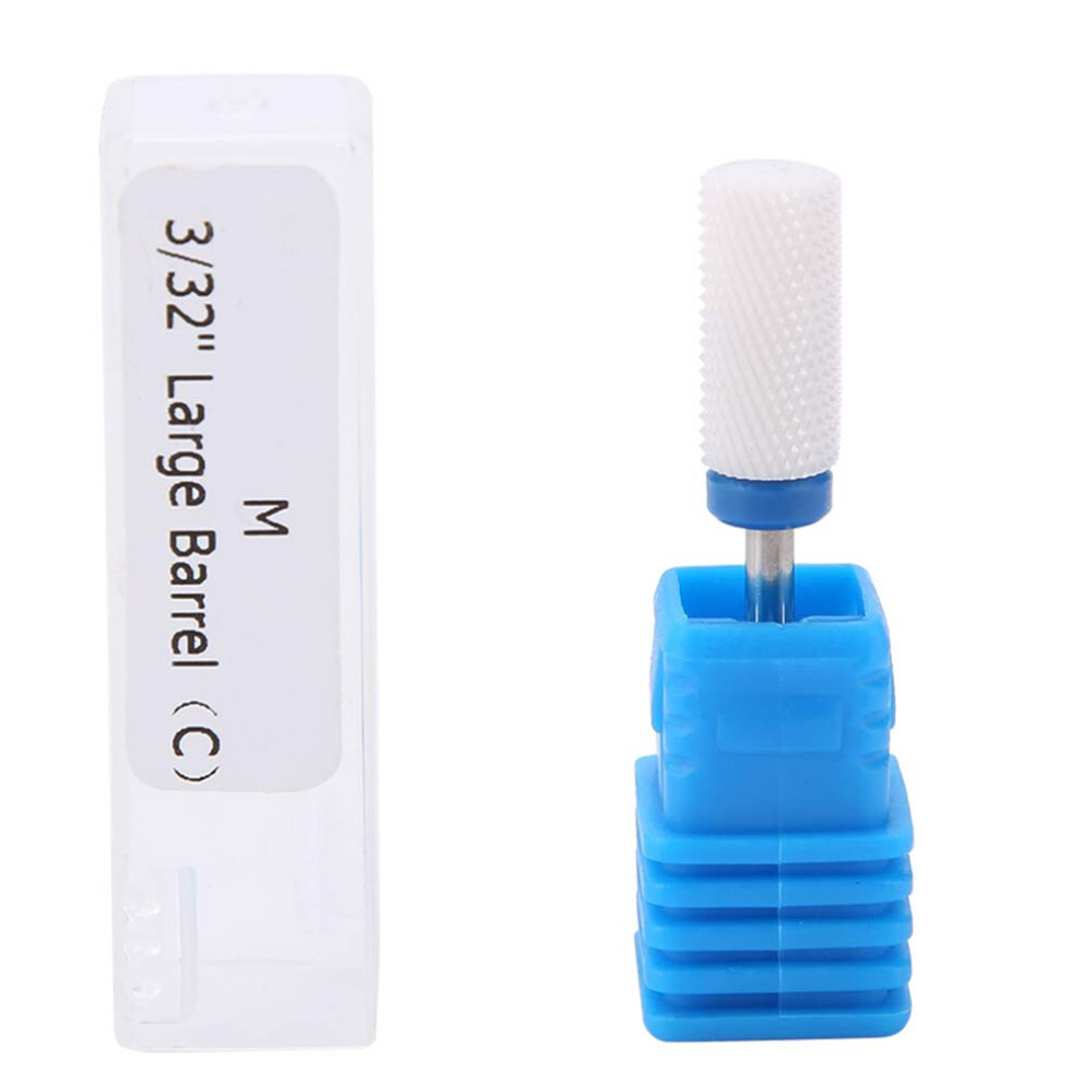 Sonew 5 Type Ceramic Nail Drill Bits Nail Drill Bits Polishing Manicure Tools Cylinder Shape Grinding Head Nail Drill Bit For Manicure Drills Machin