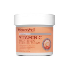 NATURE WELL Clinical Vitamin C Brightening Moisture Cream for Face Body & Hands Firming & Hydrating Visibly Enhances Skin Tone Helps Improve Over