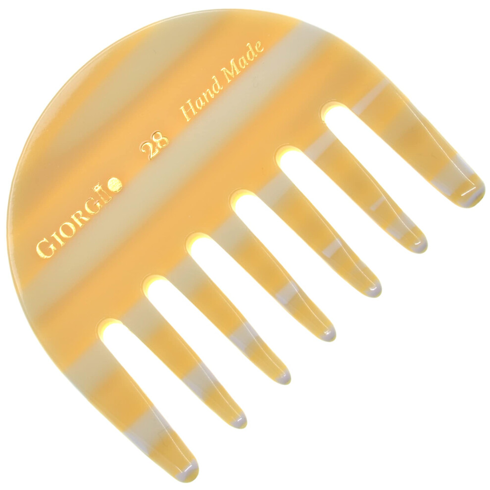 Giorgio G28 Wide Tooth Comb Detangling Comb Pocket Comb And Travel Comb Wide Tooth Combs For Women For Thick Hair Hair Detangler Comb For Wet And Dr
