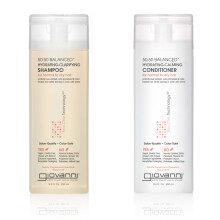 GIOVANNI 50:50 BALANCED SHAMPOO & CONDAMENTER SET - Hydrating Clarifying & Calming To Clean & Fukt fr verbearbetad frisr Salongkvalitet Inga p